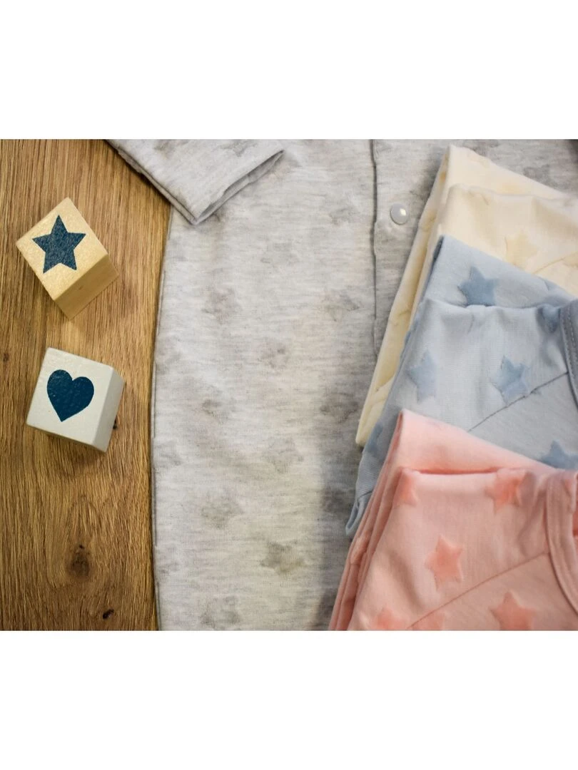 Pyjama Velours Dévoré 'étoilées''doo&bo' Rose