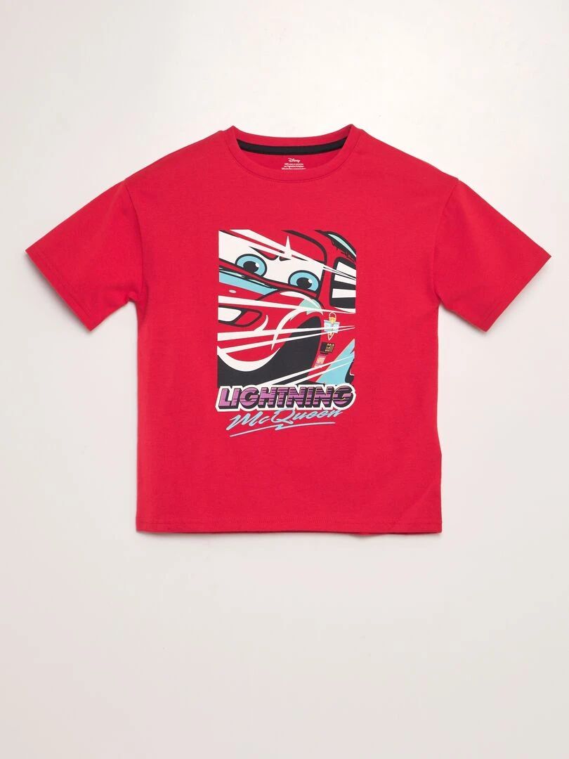 T shirt imprimé 'Disney' Rouge 'Cars'