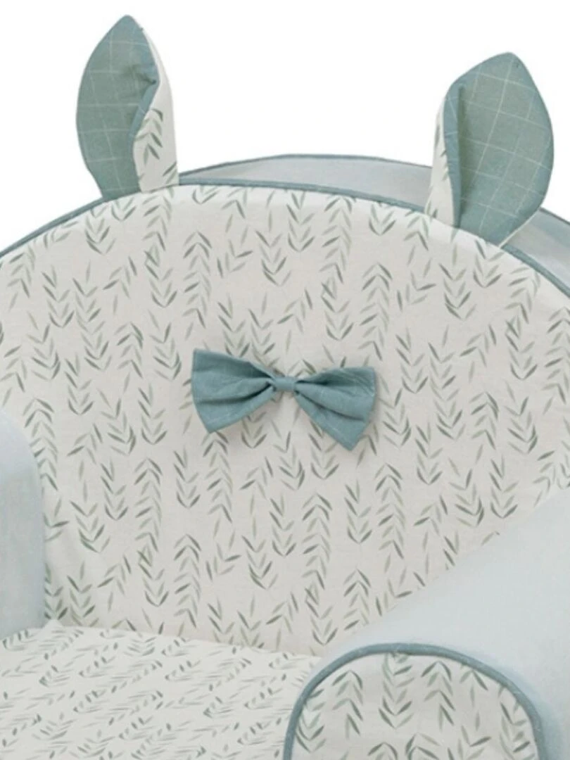 Fauteuil transformable esprit nature   Blanc