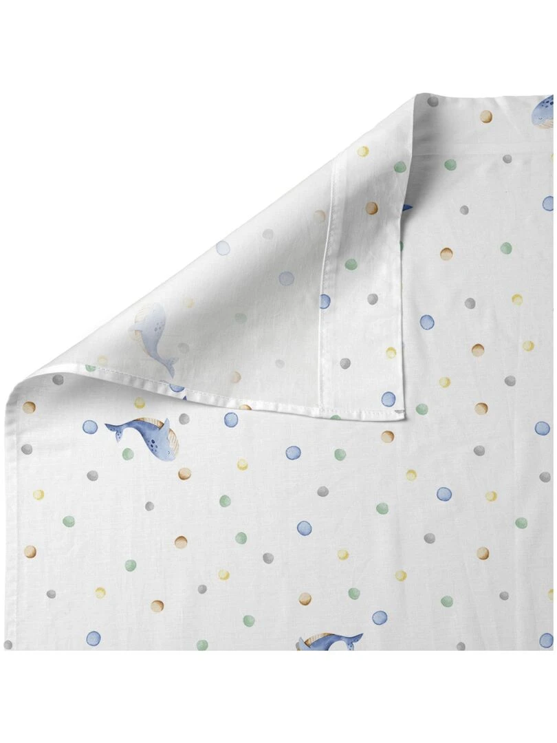 Parure de lit 2 pièces Baby whale "Happyfriday" Multicolore