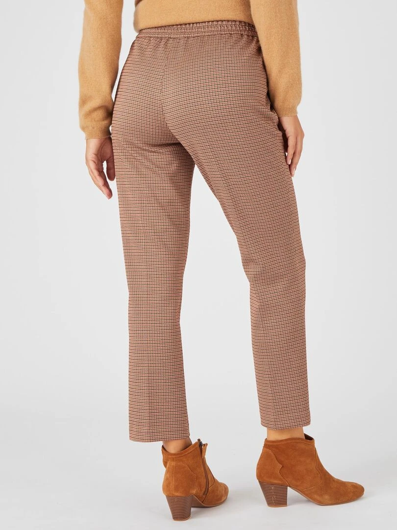 Pantalon 7/8ème enfilable maille milano stretch   Damart   Orange
