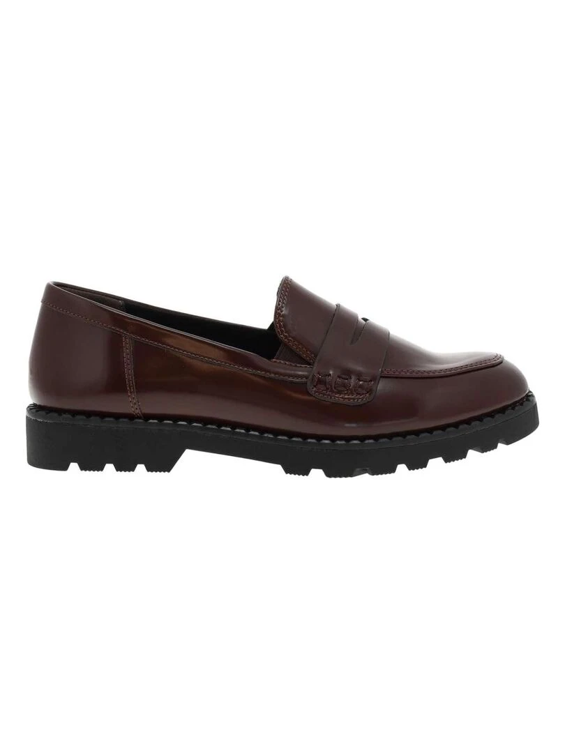 TAMARIS Mocassins talon plat Gris Marron Blanc