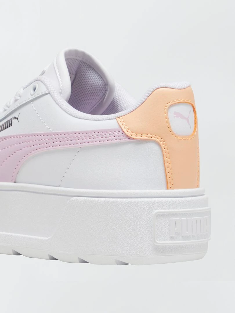 Baskets 'Puma' 'Karmen' à plateformes   Blanc/pastels