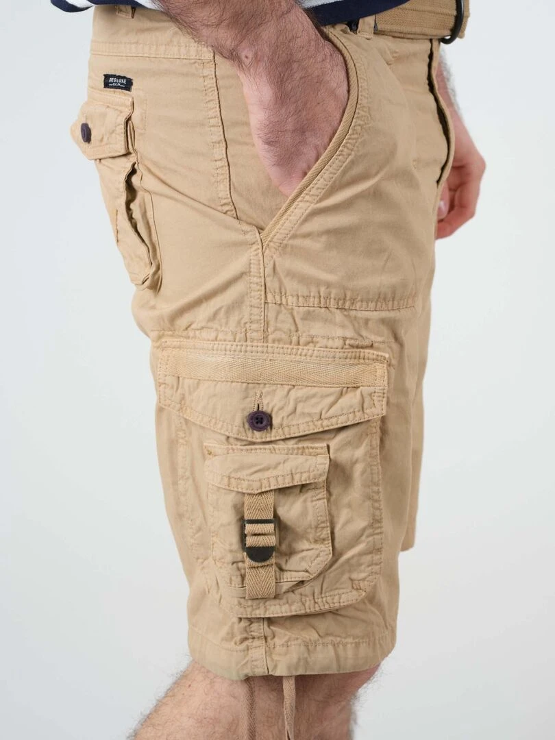 Bermuda casual pour homme 'Deeluxe'   Beige