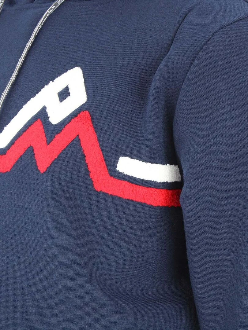 Sweat à capuche homme CORENTIN   PEAK MOUNTAIN   Bleu marine