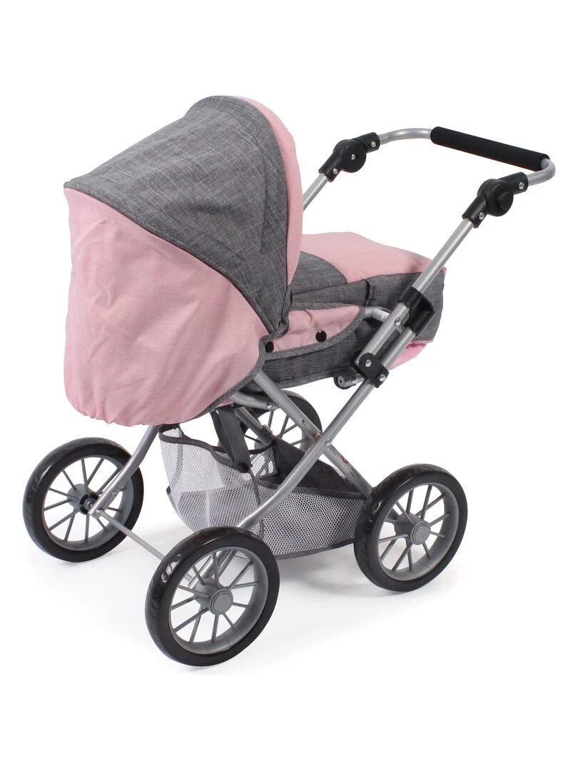 Poussette Smarty Gris Clair Rose   N/A