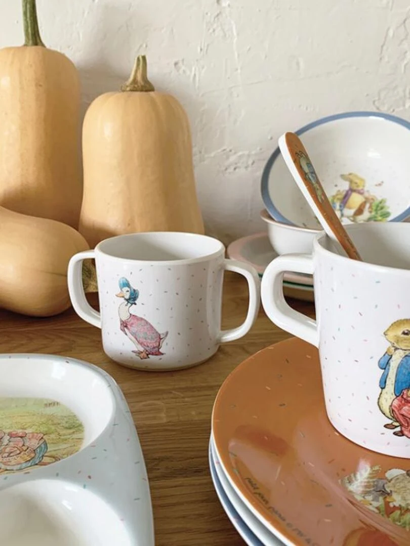 Coffret repas Pierre Lapin (5 pièces)   Blanc