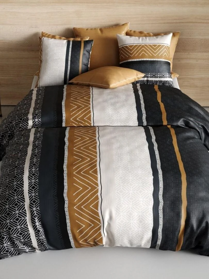 Parure 4 pièces Trophé 2 personnes coton 57 fils DH140   Blanc