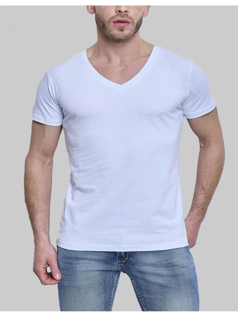 T Shirt Kebello Blanc Blanc