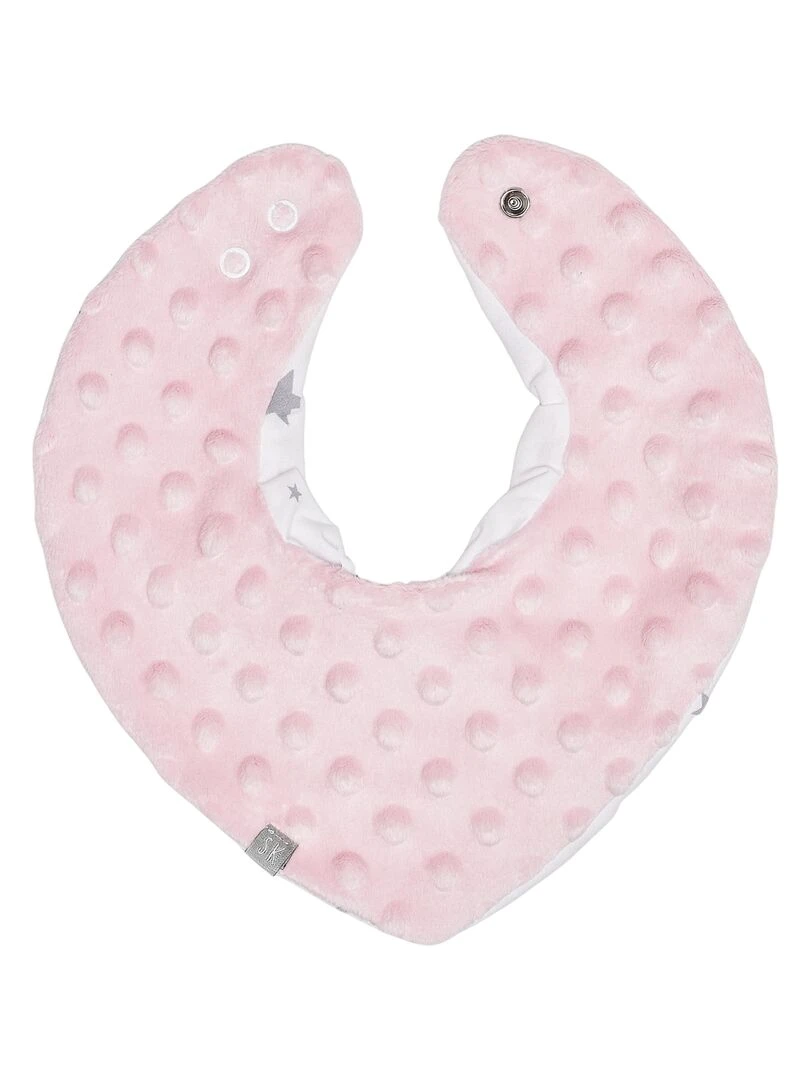 Bandana cache cou réversible STELLA Blanc Rose