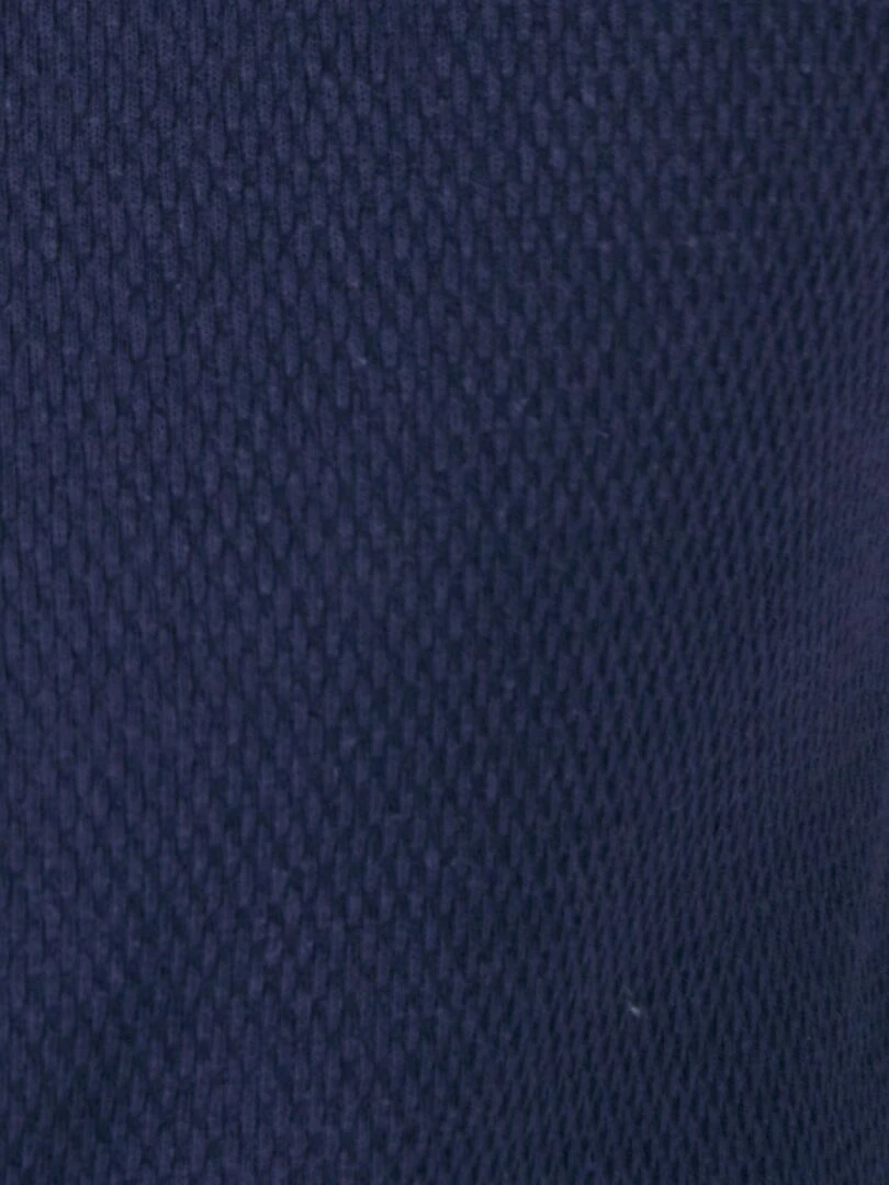 Robe de chambre maille nid d abeille   Damart   Bleu marine