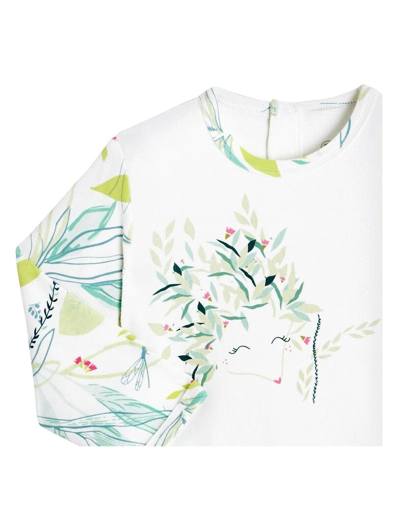 Pyjama bébé Flow   Ecru