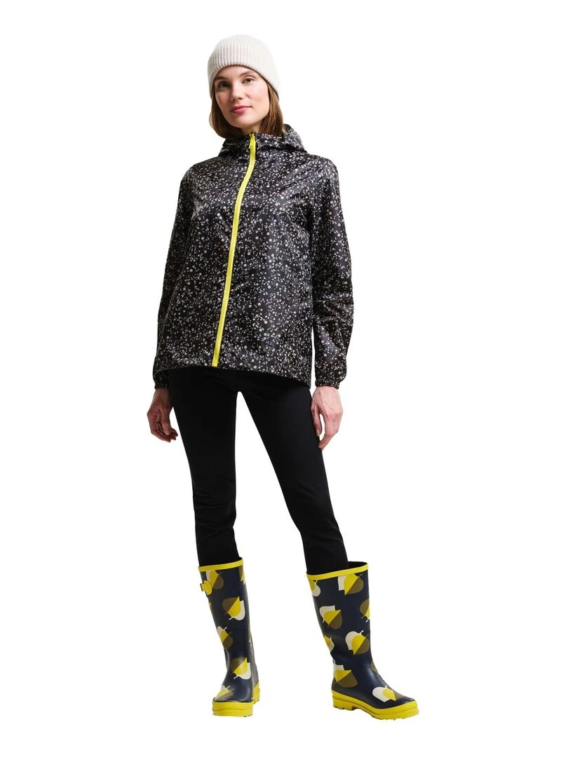 Regatta   Veste imperméable ORLA KIELY PACK IT   Noir Blanc