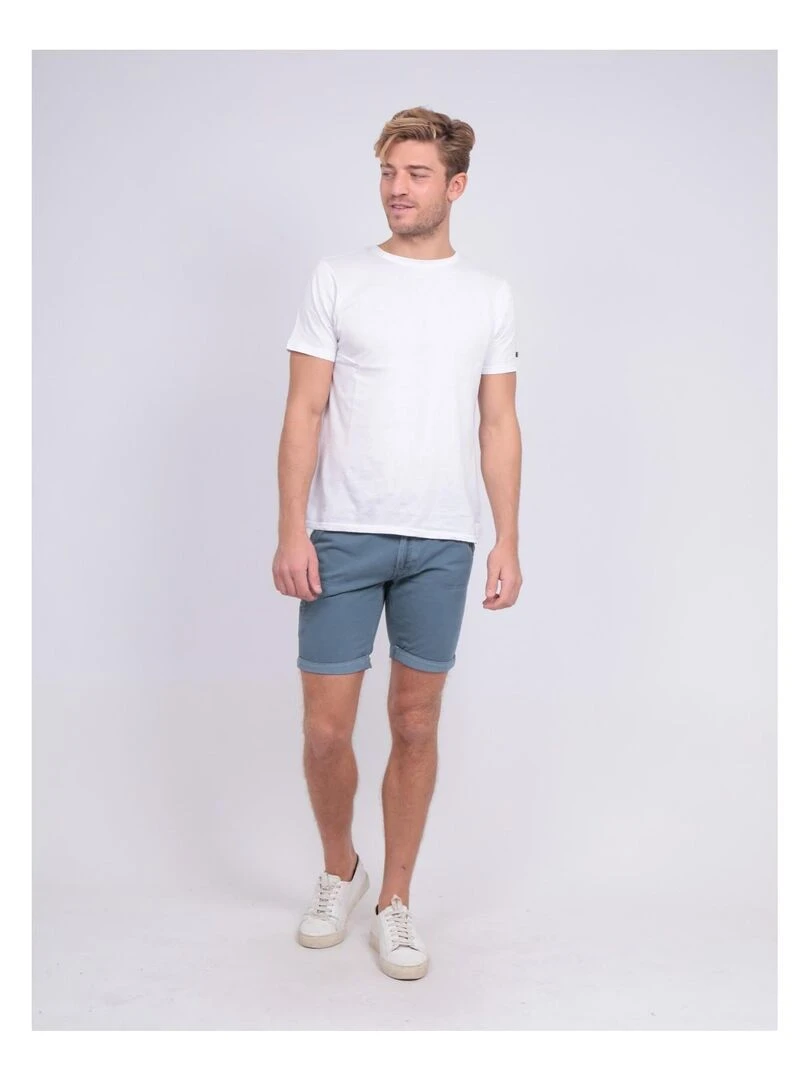 BERMUDA CHINO BILLIT   Bleu