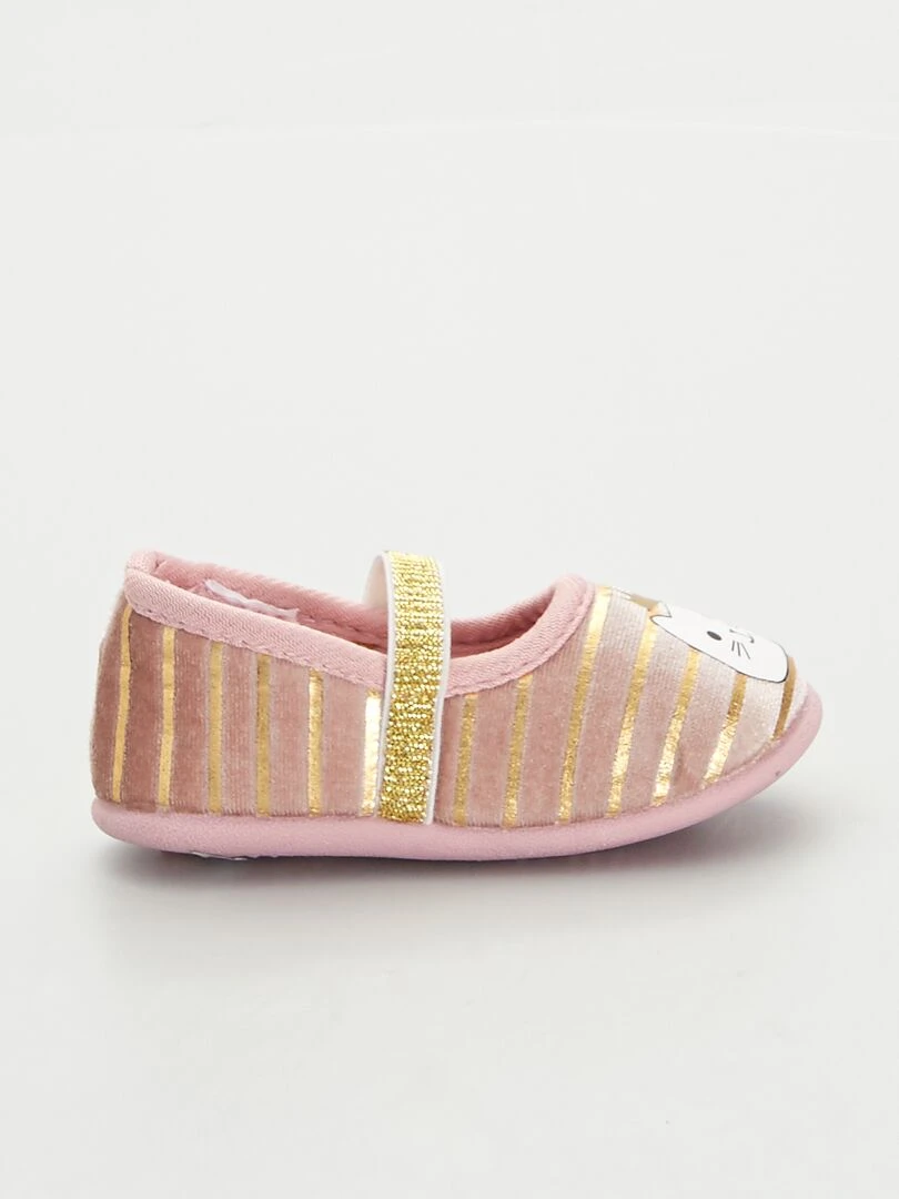 Chaussons ballerines Rose