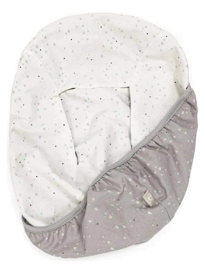 Housse de protection pour Neweborn Set Tripp Trapp (Sweet Hearts) Blanc