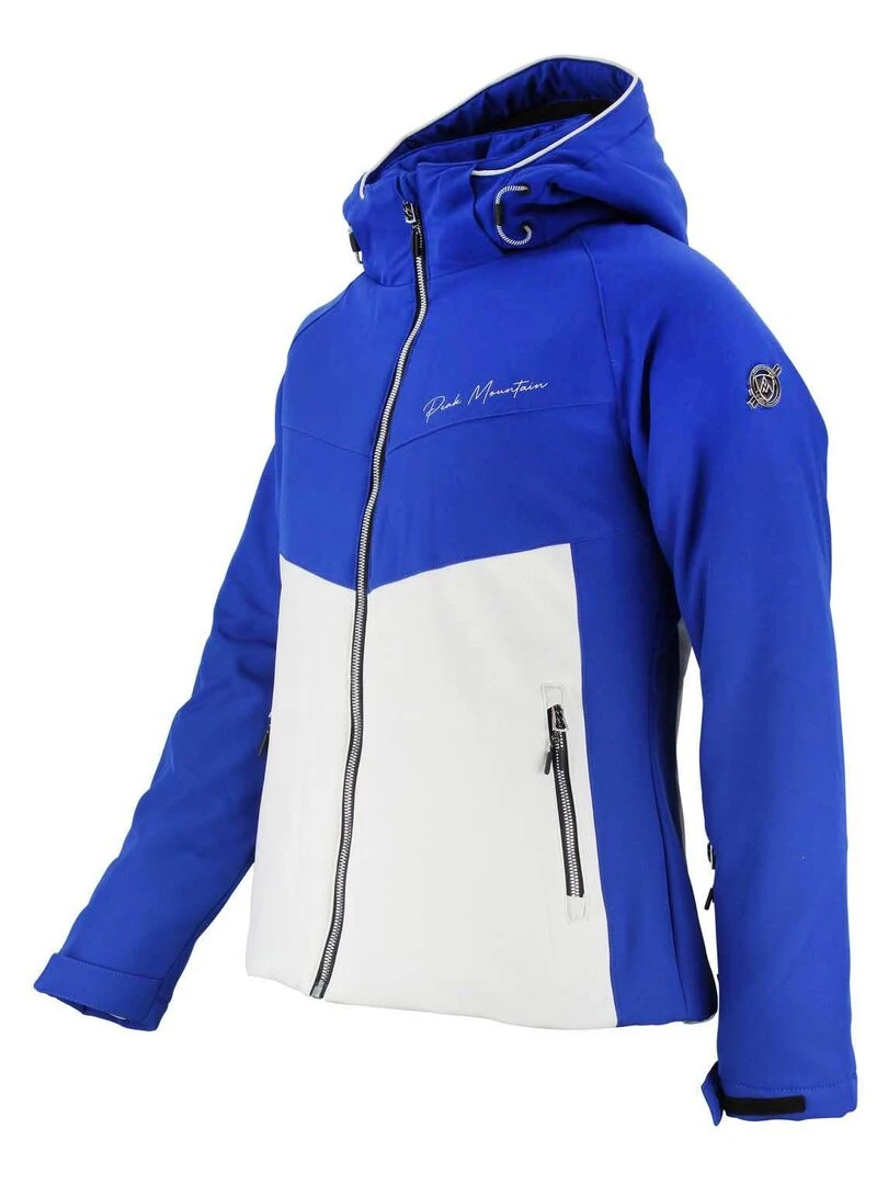 Blouson de ski femme AFOLIR   Blanc Bleu