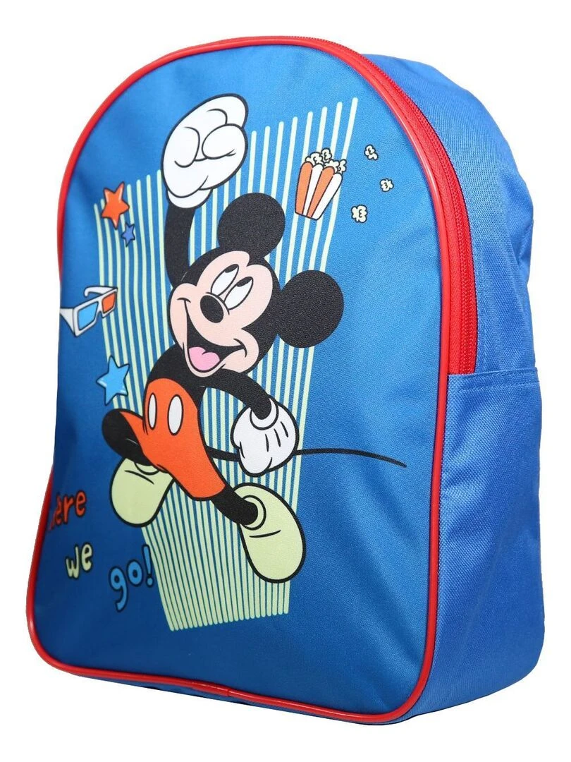 BAGTROTTER Sac à dos gouter maternelle 31 cm Disney Mickey Bleu Bleu
