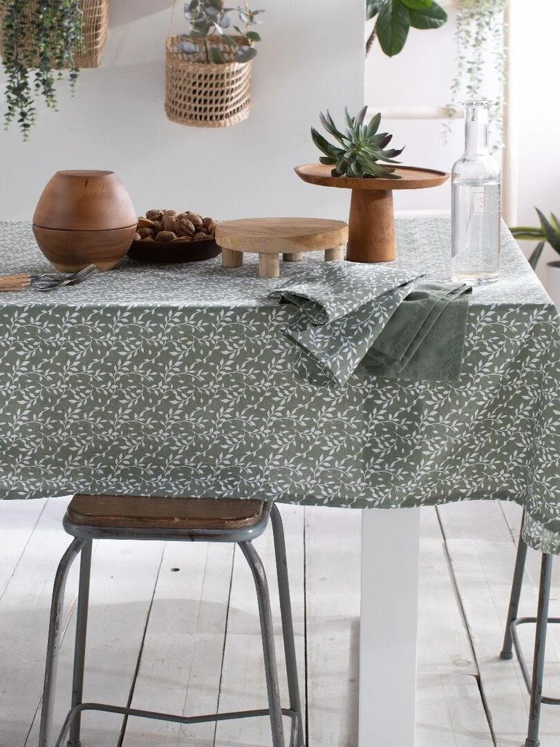 Nappe 'FLOWER GARDEN' 'TODAY' Vert