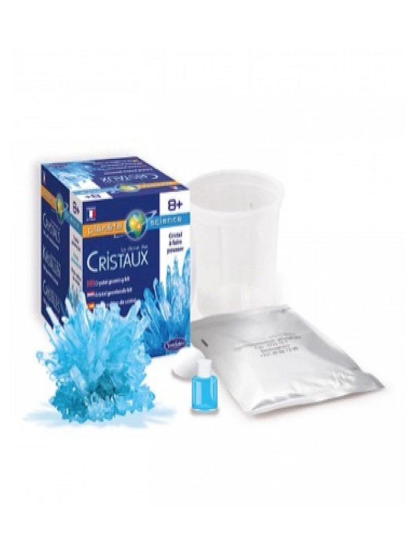 Cristal Bleu Individuel La Chimie Des Crystaux N/A