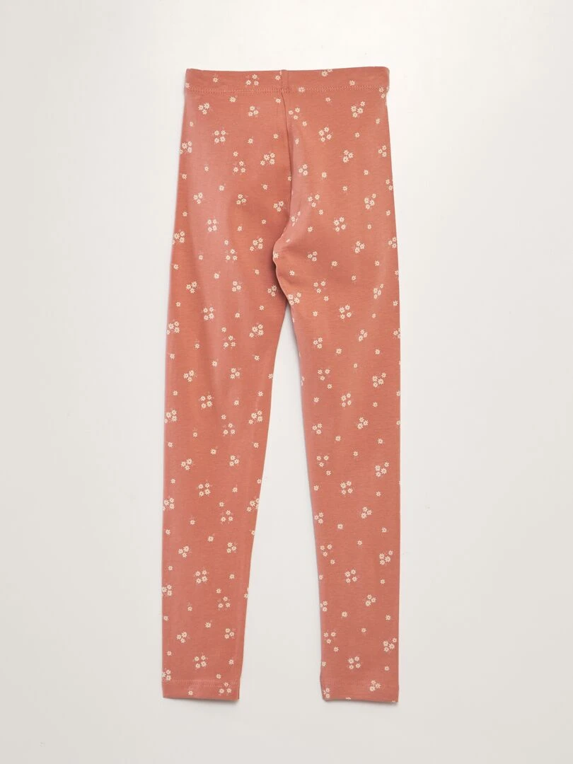 Legging long imprimé Rose