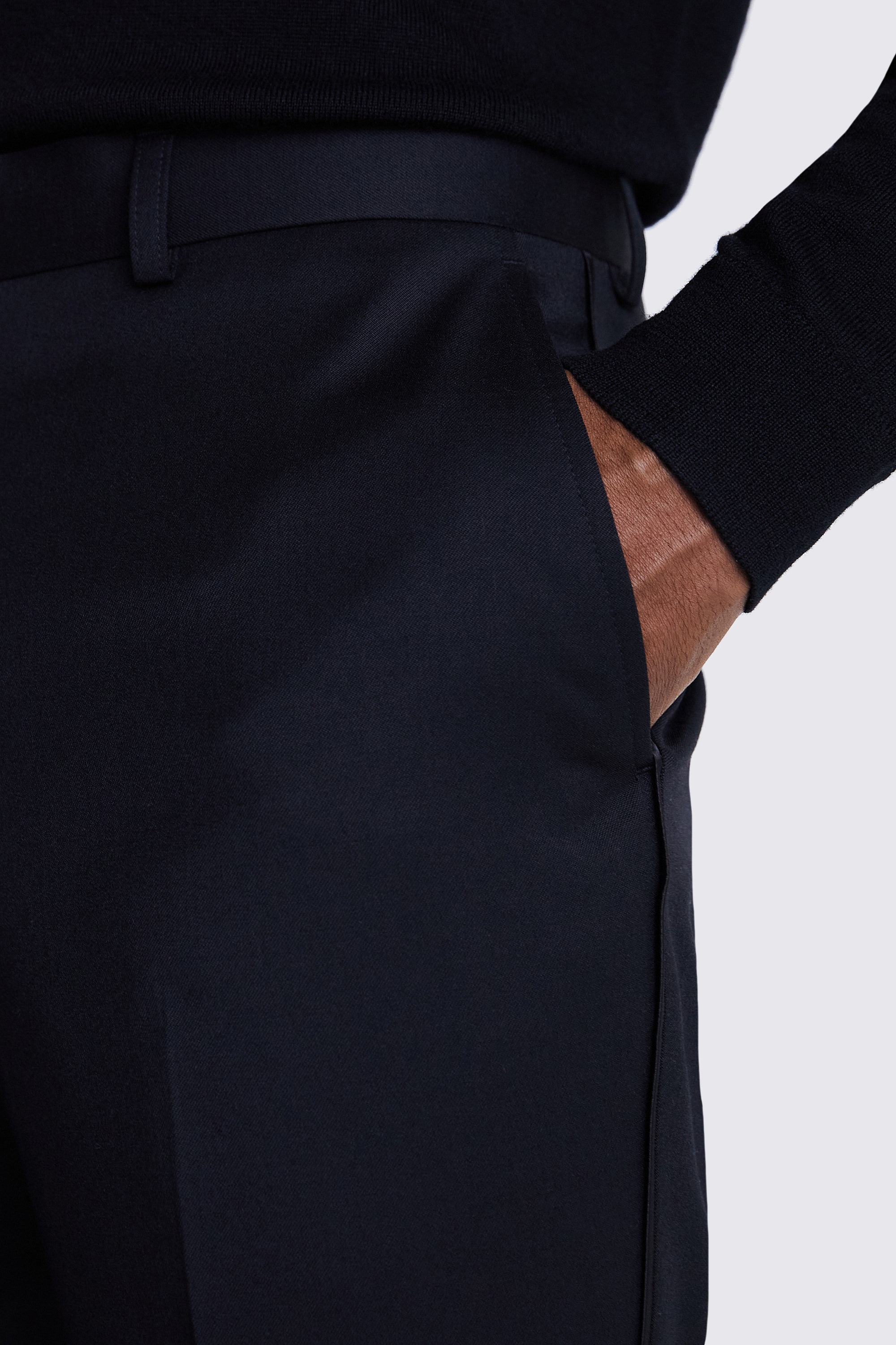 DKNY Slim Fit Black Dress Trousers   Buy Online at Moss