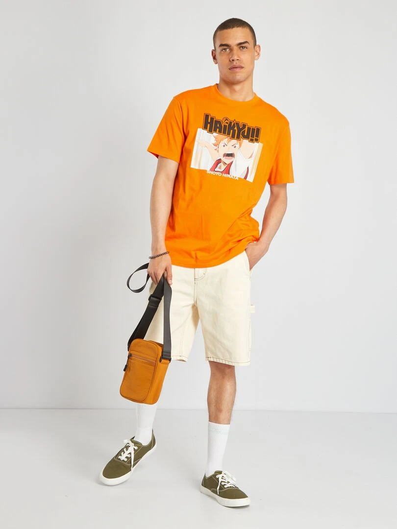 Bermuda en jean Beige