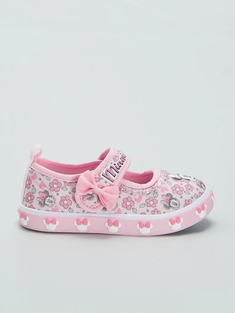 Ballerines en toile ‘Minnie’ Rose