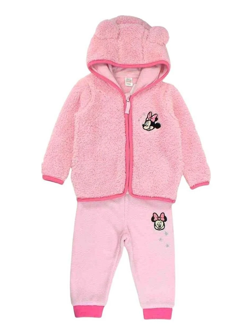 Disney Ensemble Veste pantalon bébé fille Imprimé Minnie Rose