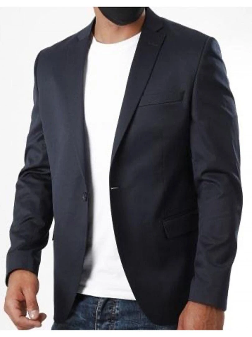 Veste 1 Bouton Kebello   Bleu marine