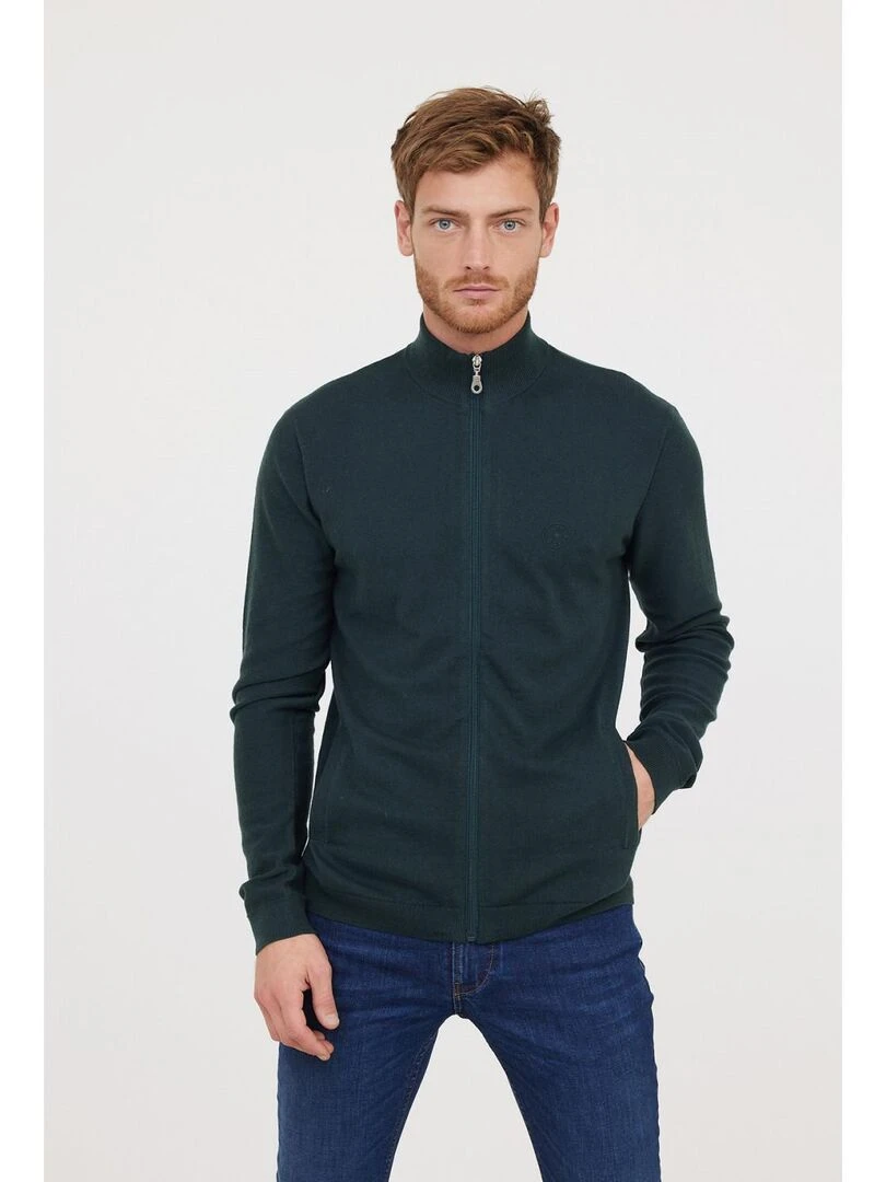 Lee Cooper Gilet manches longues coton regular CELIUS Vert