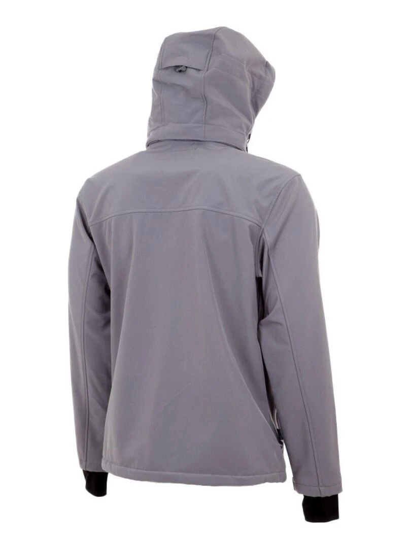 Blouson softshell garçon ECETOM VENT DU CAP Gris