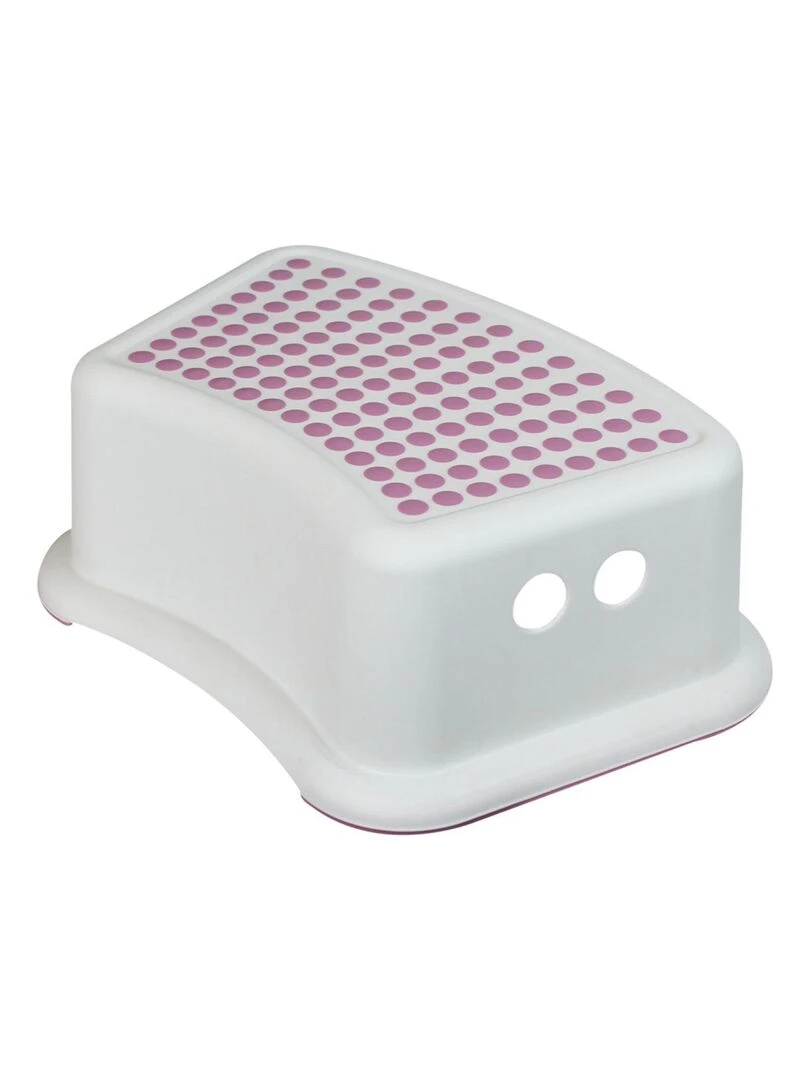 Lot de 2 Marchepieds antidérapants en plastique Monsieur Bébé Rose