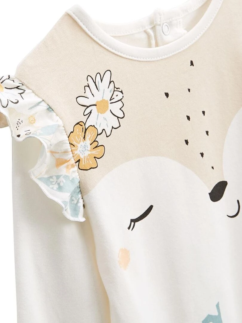 Pyjama bébé 2 pièces écru Capucine   Ecru