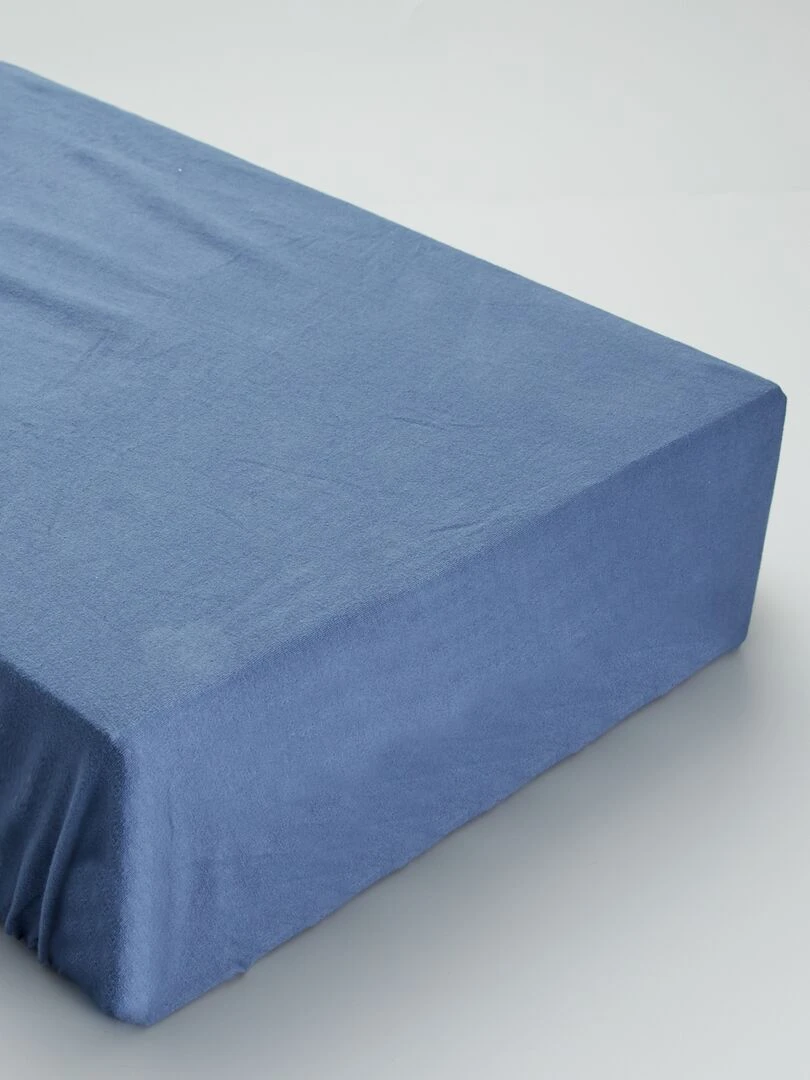 Drap housse   Lot de 2   Bleu