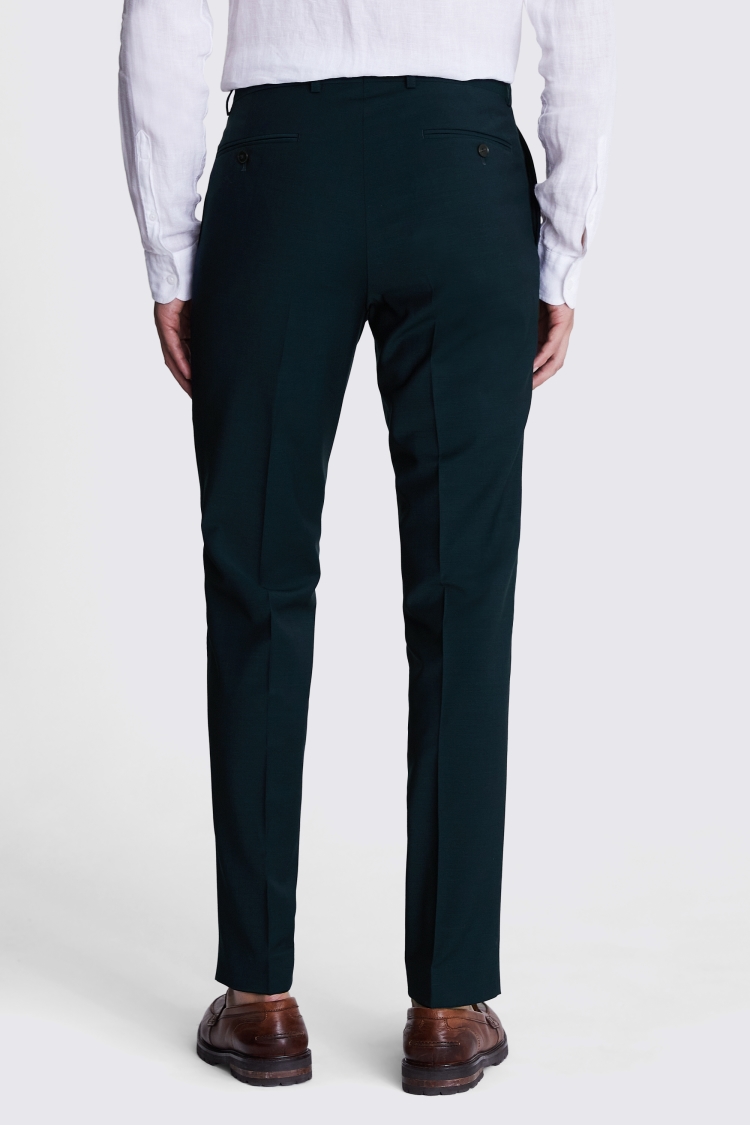 Regular Fit Green Puppytooth Trousers   Buy Online at Moss
