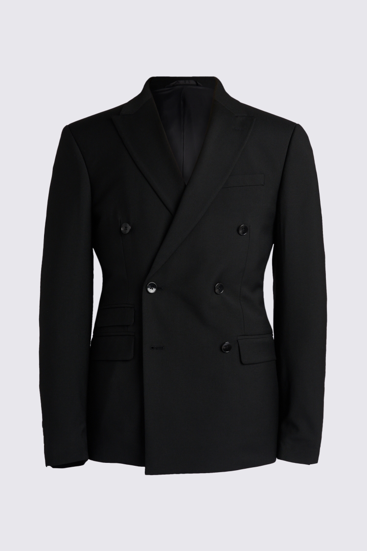 Slim Fit Black Stretch Jacket   Buy Online at Moss