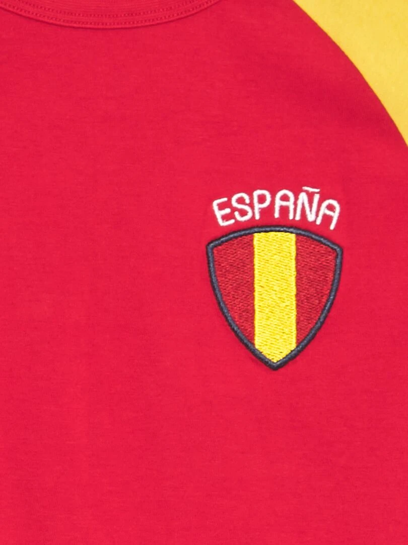 T shirt sport 'Equipe d'Espagne'   Rouge