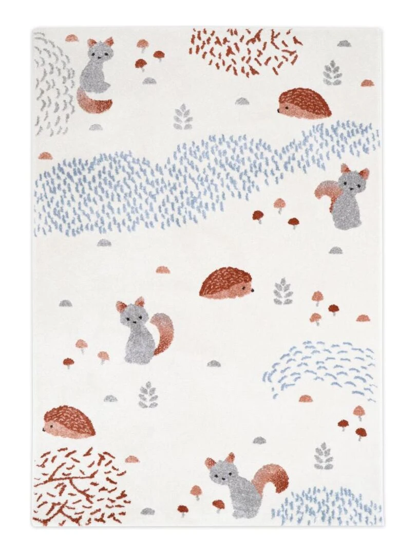 Tapis Enfant Rêve de Forêt par Nattiot 135 x 190 cm Nattiot Multicolore