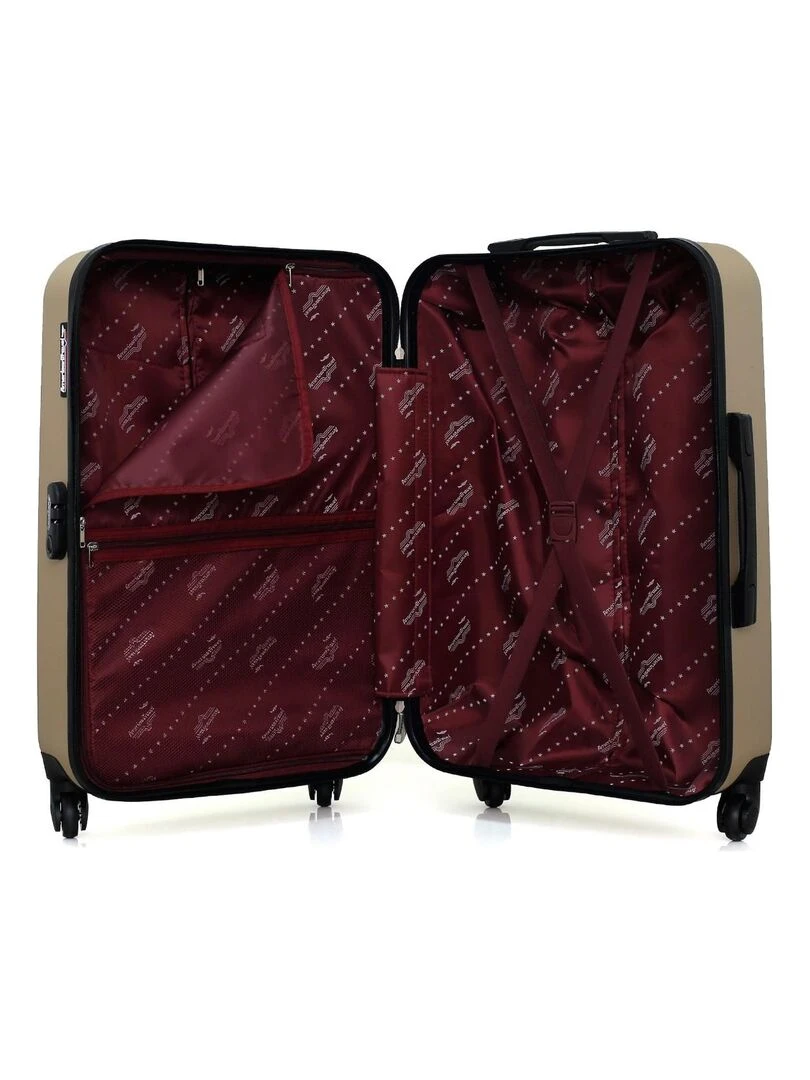 AMERICAN TRAVEL   VALISE M QUEENS   Beige