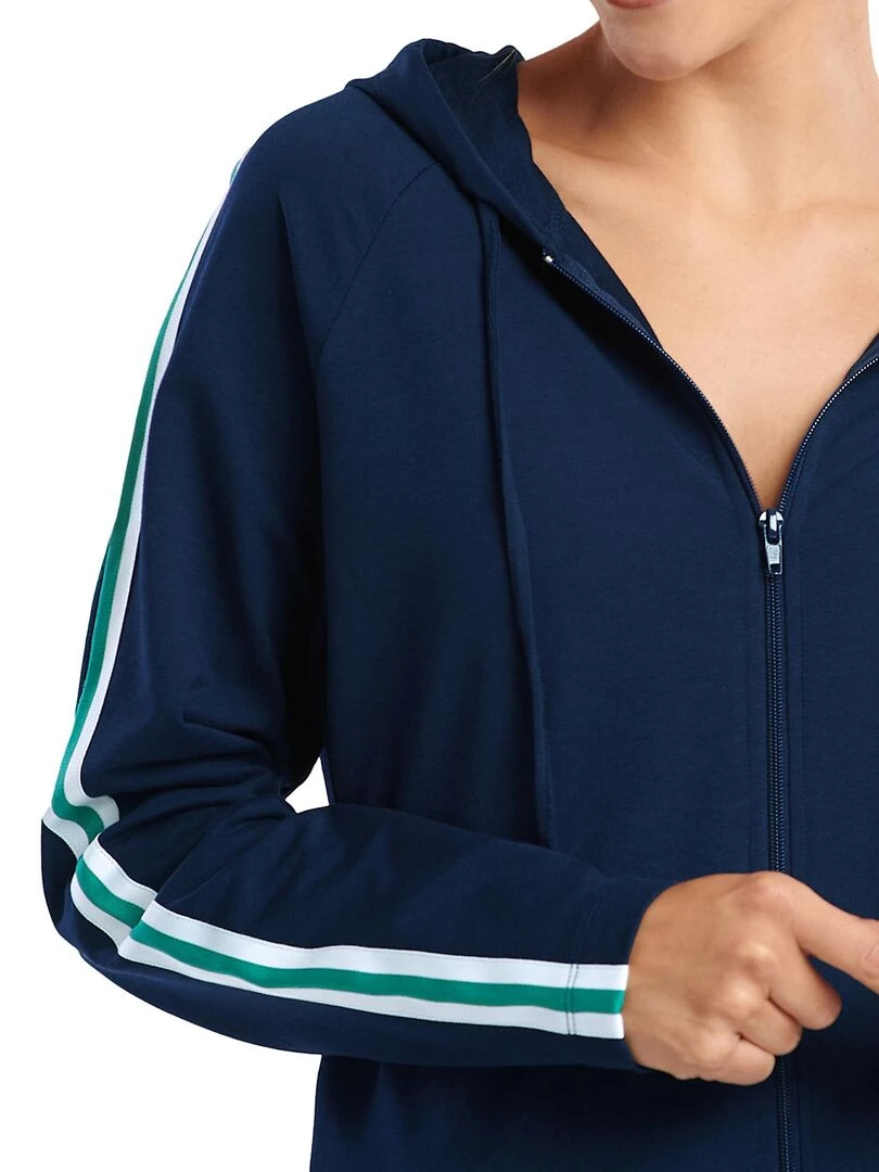 Veste à capuche Retromania   Bleu