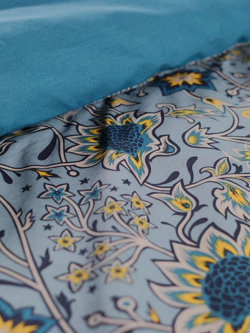 Parure de lit imprimé 'SUNSHINE ROMY' 'TODAY' Bleu