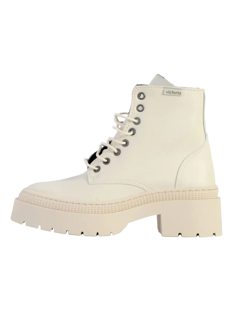 Bottine Montante Victoria Beige