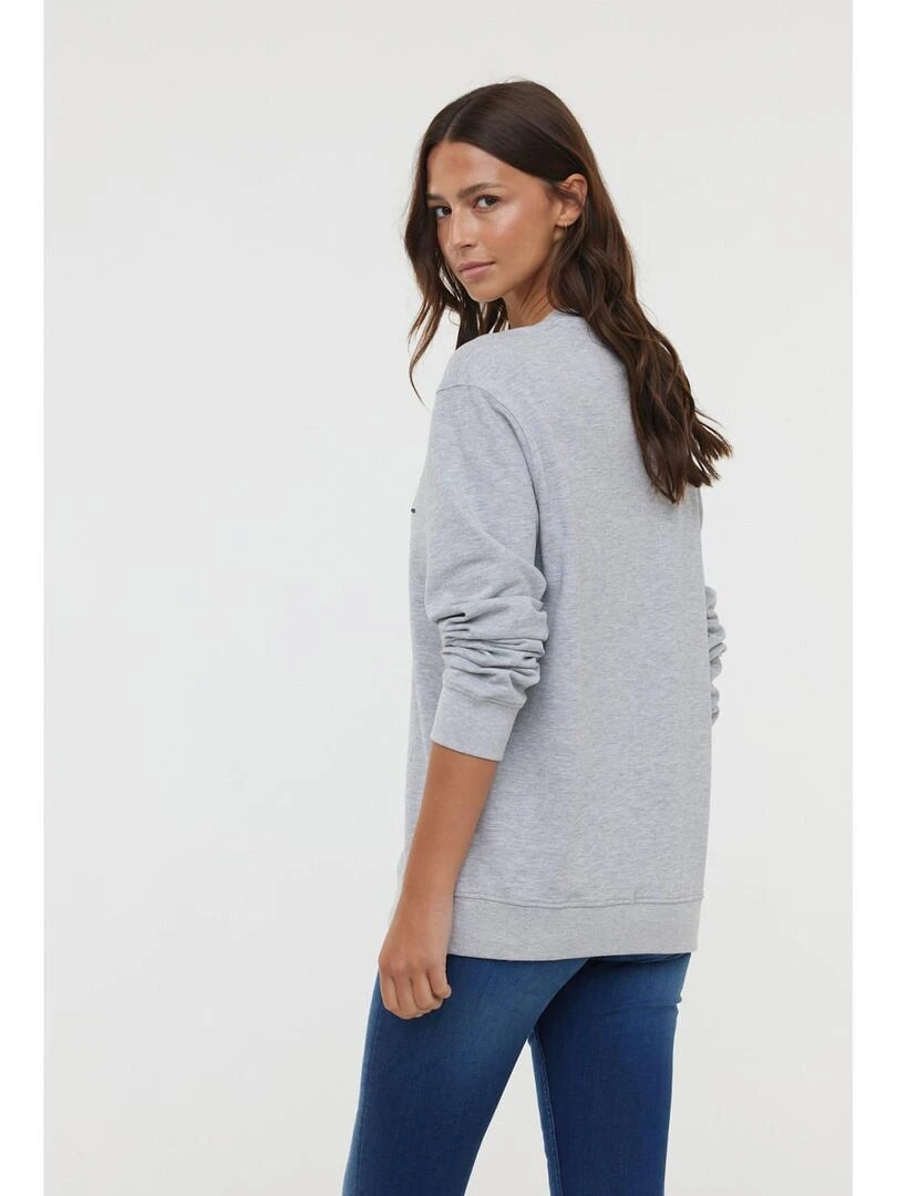 Lee Cooper   Sweatshirt manches longues coton regular ERRA   Bleu