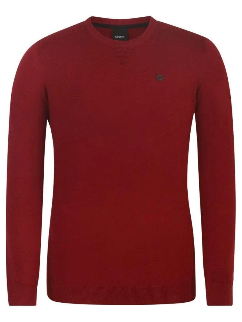 KAPORAL Pull col rond Bordeaux