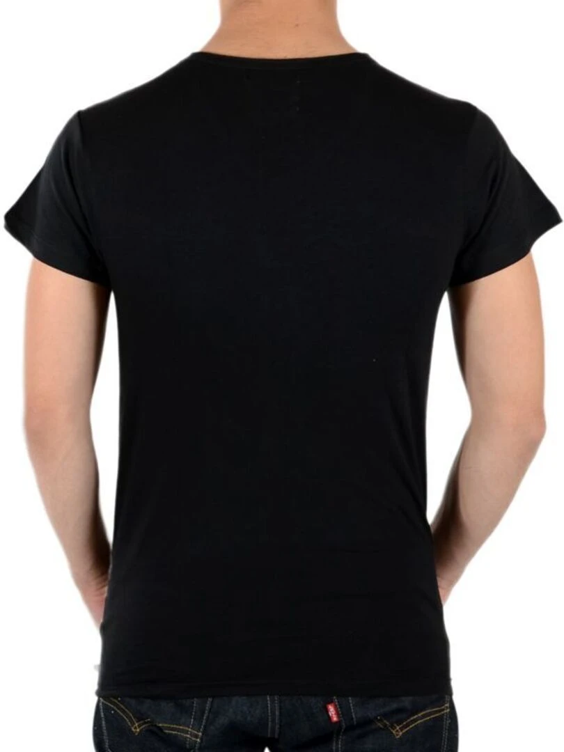 Tee Shirt Little Eleven Paris Kate Moss SS Kate Moss Mixte Garçon  Fille  Noir   Noir