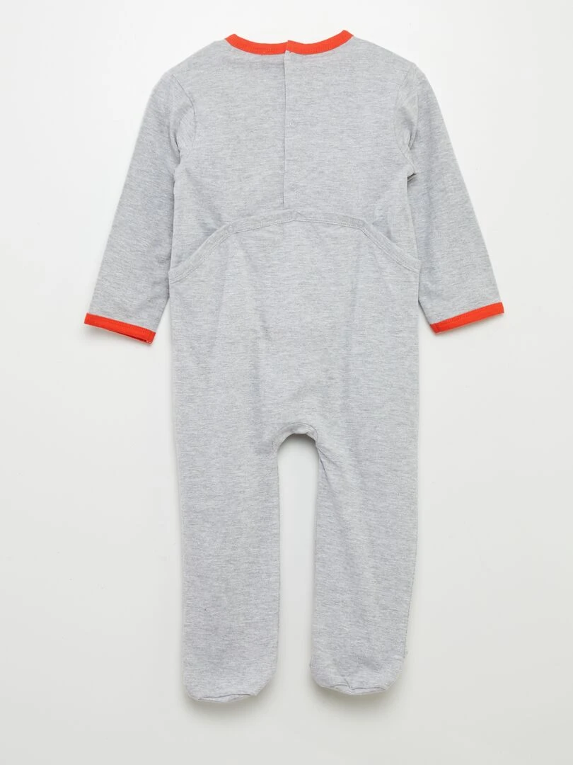 Pyjama avec pieds 'SuperMario' Gris/rouge