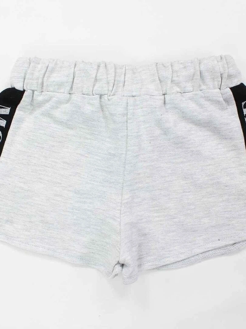 Disney   Short fille imprimé Minnie en coton   Gris