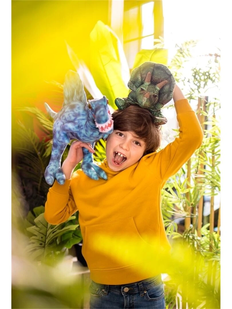 Spinosaurus (Peluche)   T Rex World   Bleu clair