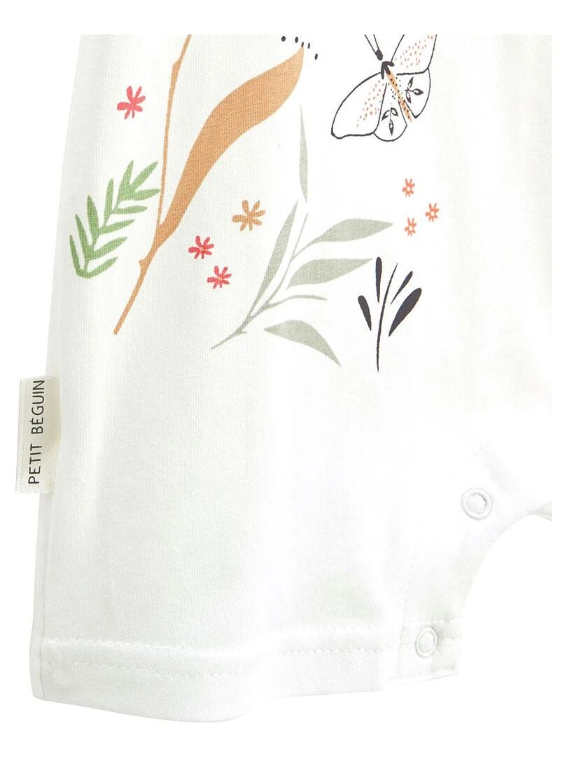 Combishort bébé Toscane   Ecru